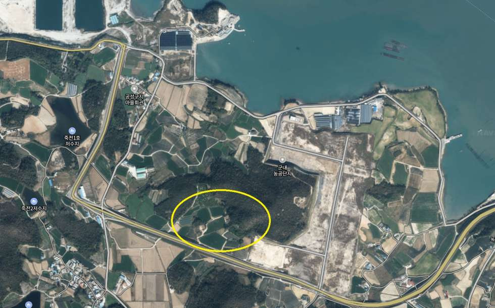 전남광주 진도군 군내면 녹진리 군내농공단지 산업도로에 인접한 계획관리지역내 토지 매매 매물번호 10080 사진 1